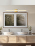 Dainolite Alexander Vanity Light 24W w/ Frosted Acrylic Diffuser | Ambient - Aged Brass 2