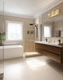 Dainolite Burlat Vanity Light 75W | Ambient - Aged Brass - Clear 2