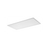 Front view of 2x4 LED panel light designed for commercial space on T-bar ceiling.  LED panel light for offices in Edmonton, Vancouver, and Calgary. 