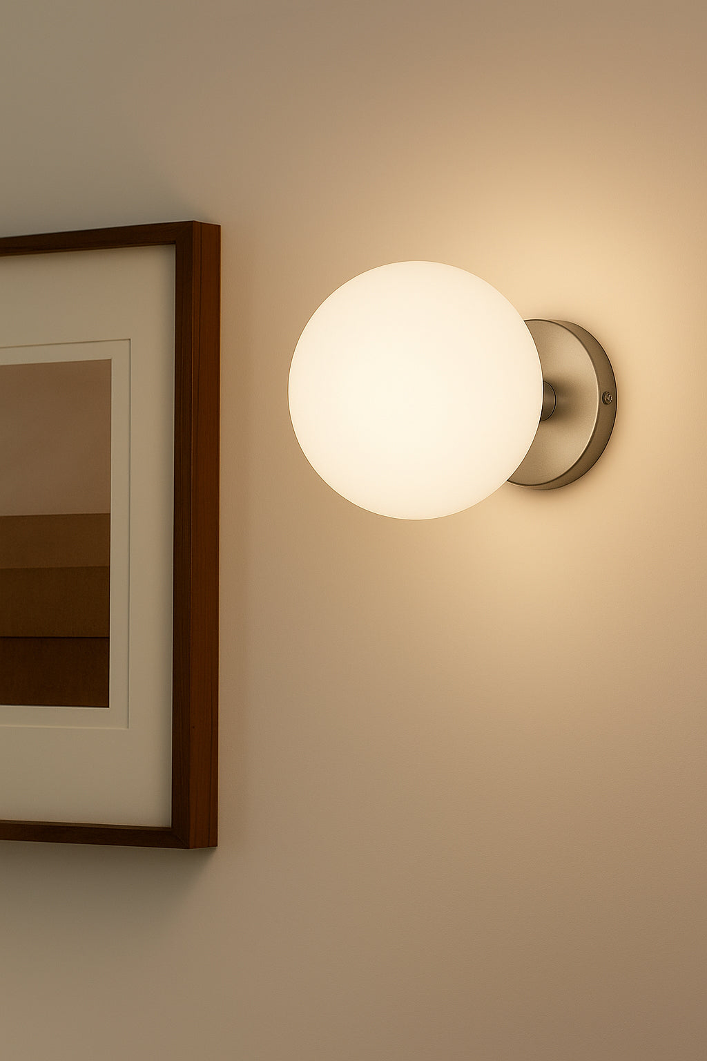 Dainolite Vida 7" Integrated LED Wall Sconce with Opal Glass | Ambient - Polished Chrome 2