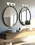 Dainolite Dainolite Velma Vanity Light 30W | Ambient - Matte Black - Bath Vanity - Canada