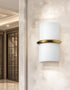 Dainolite Wallace 9.25" LED Wall Sconce with Opal Glass | Ambient - Aged Brass 2