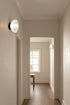 Dainolite Wilkins 7.5" Wall Sconce with Alabaster Glass | Ambient - Matte Black 2